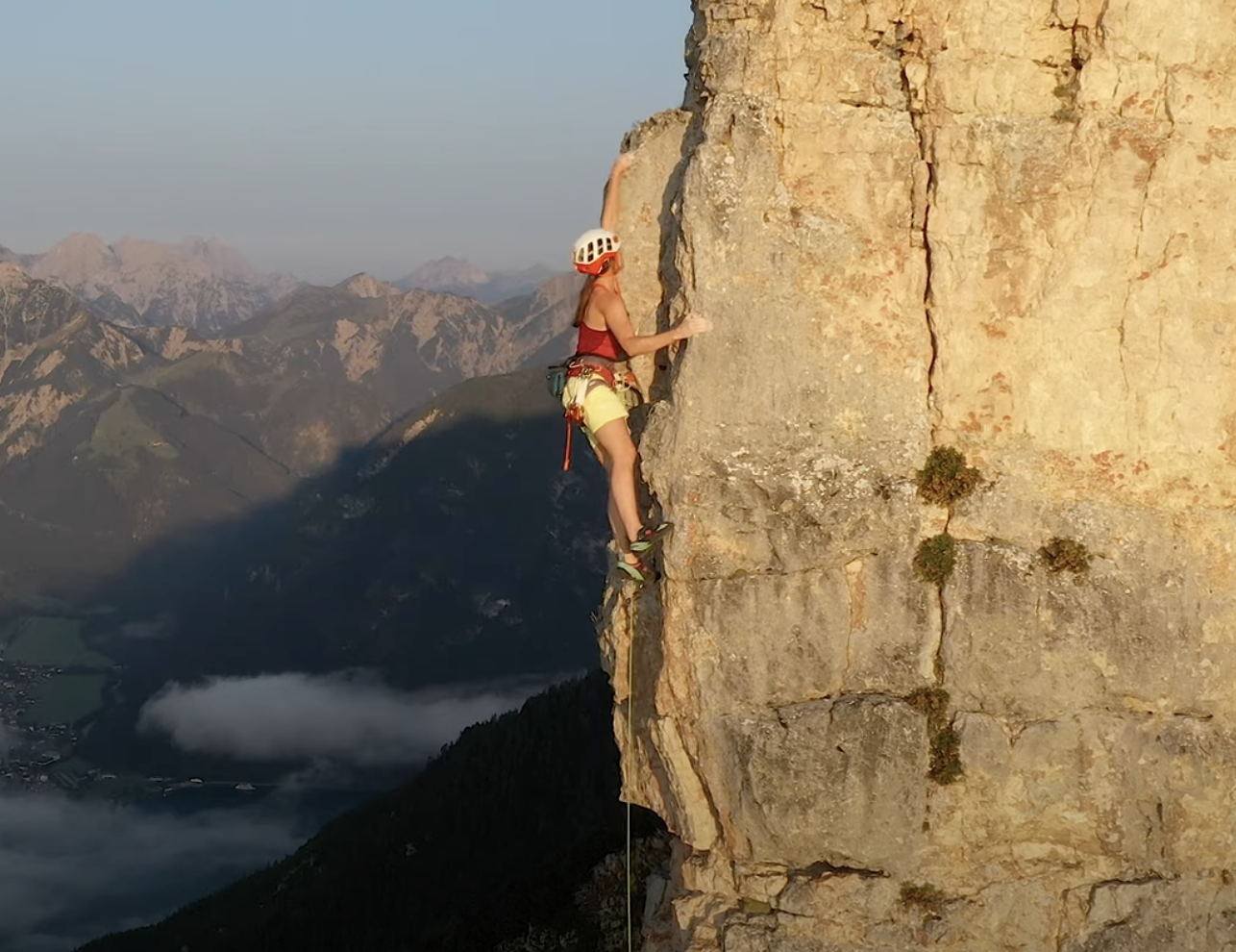 Rock climbing in the Achensee region