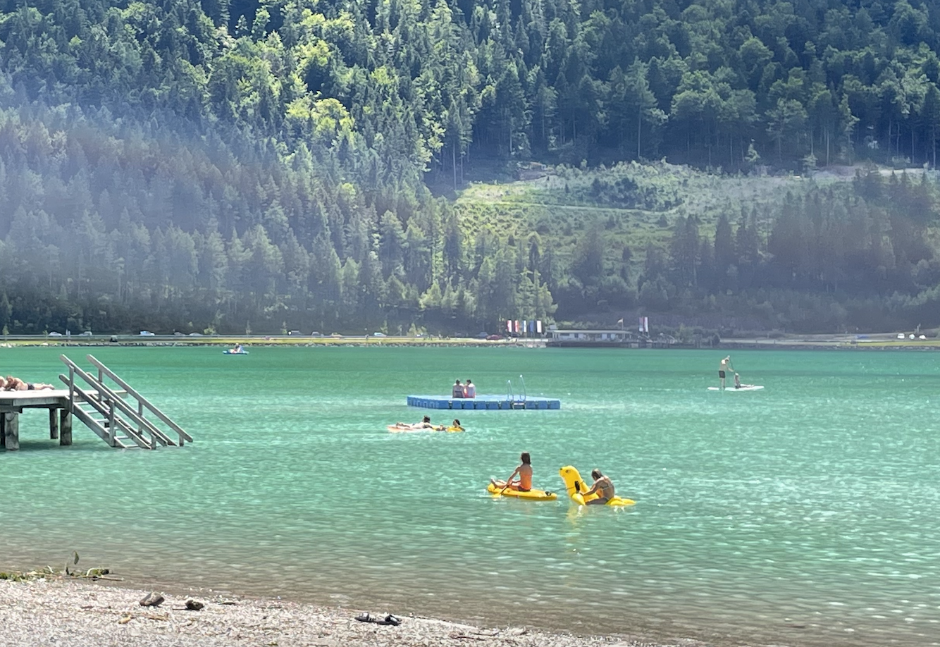 Windsurfing on Lake Achensee