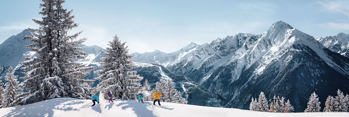 Skiing in the Zillertal